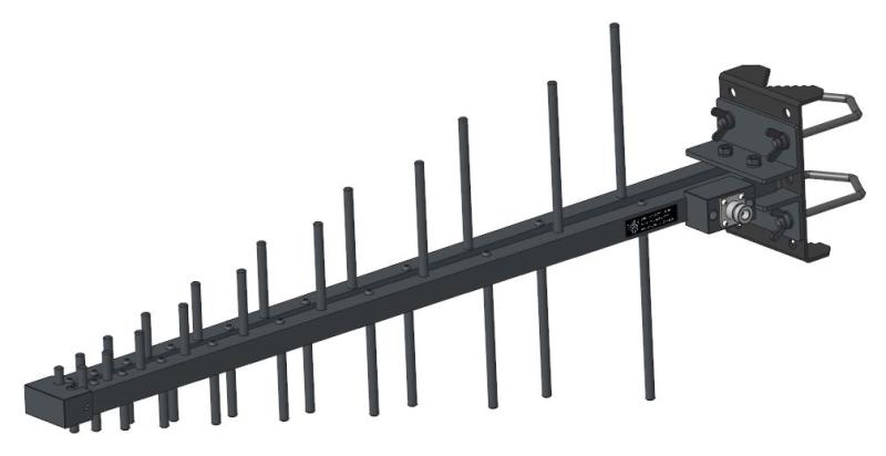 AD-22/E-50300 Log-periodic LPDA antenna for 500 - 3000 MHz