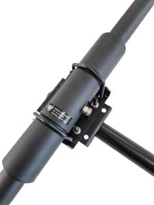 Wideband dipole antenna transformer 20 - 620 MHz for heavy ice and heavy wind